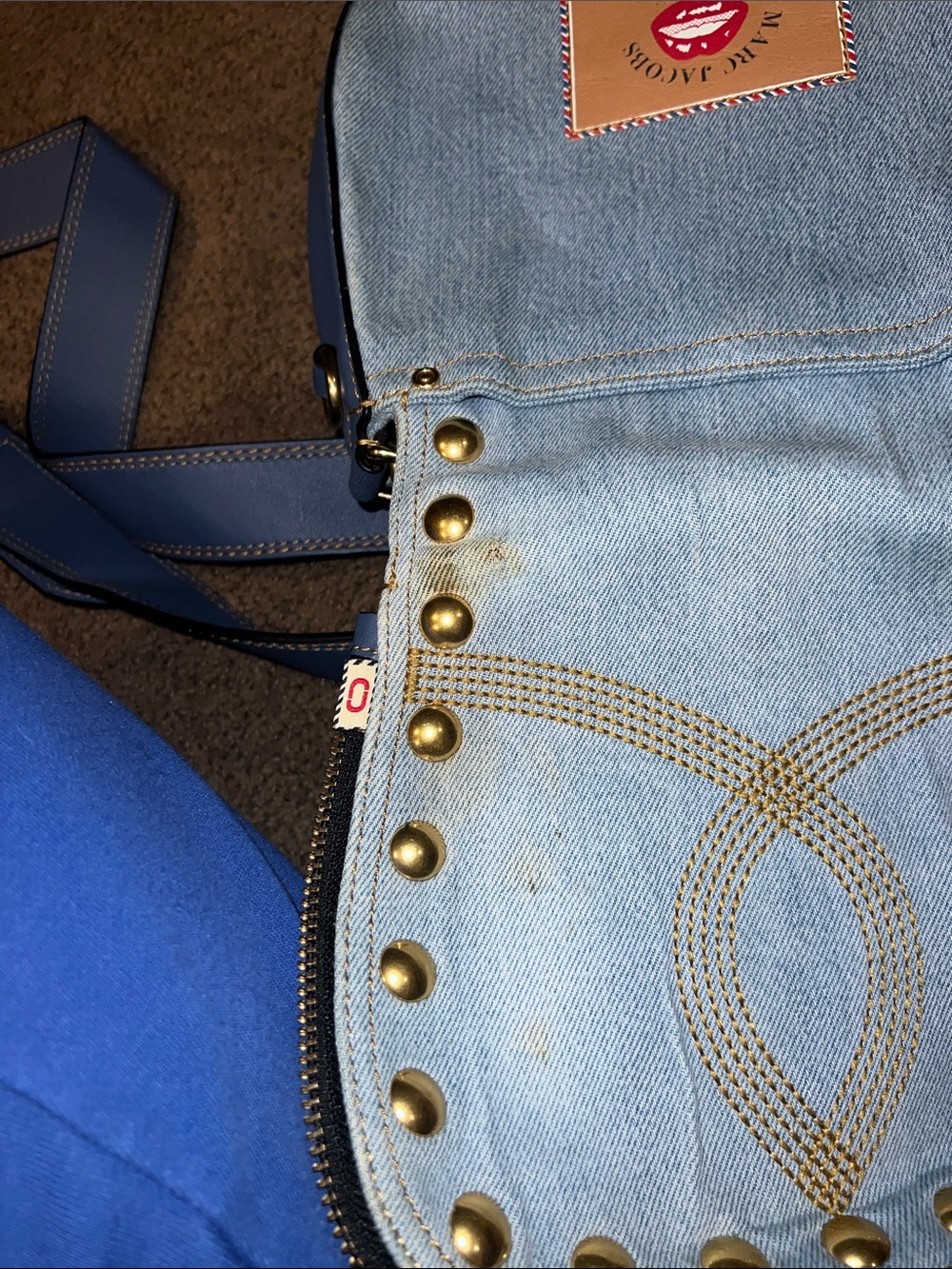 Marc Jacob Nomad Crossbody Denim Bag denim Jean **see pictures - Picture 16 of 16